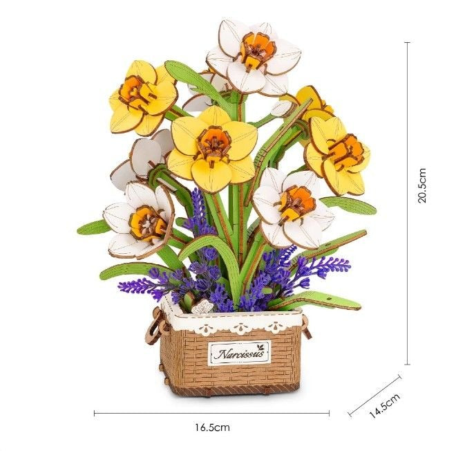 Rolife Narcissus 3D Wooden Puzzle