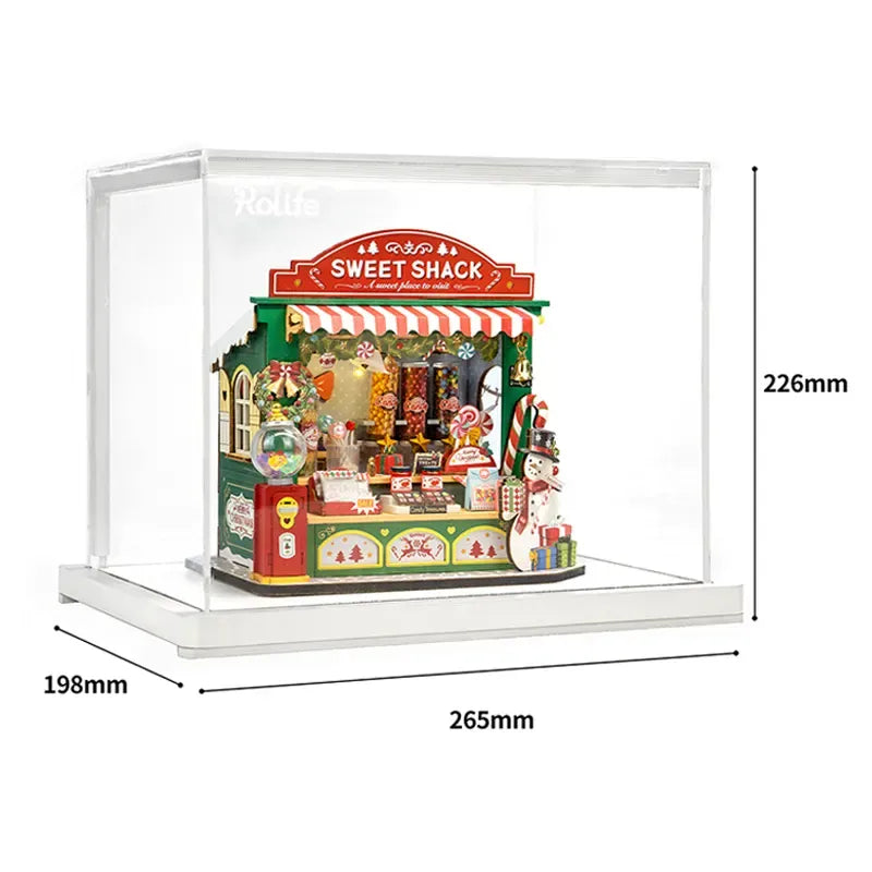 Rolife Christmas Candy Stand Xmas DIY House DS043