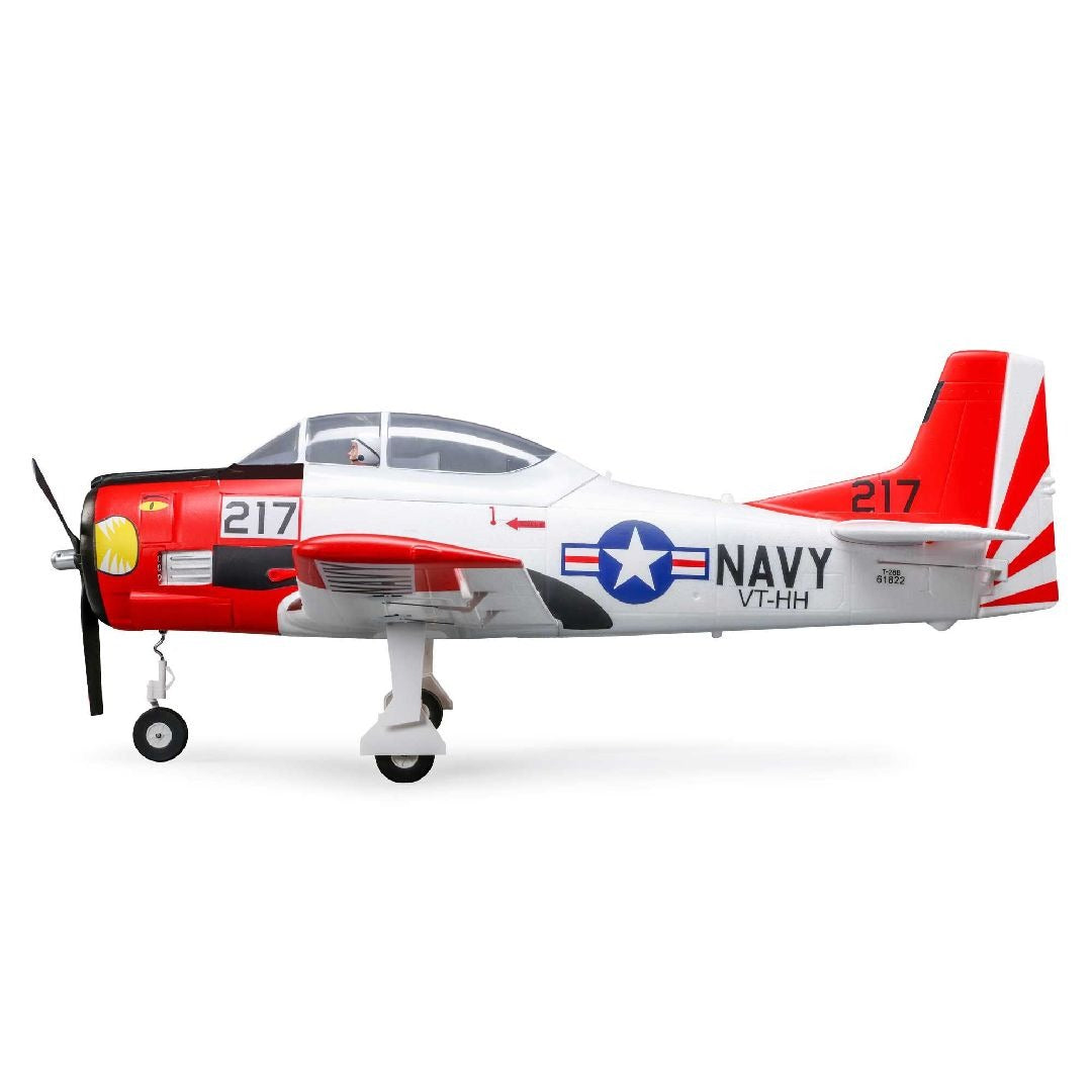 E-Flite T-28 Trojan 1.2m with Smart BNF Basic
