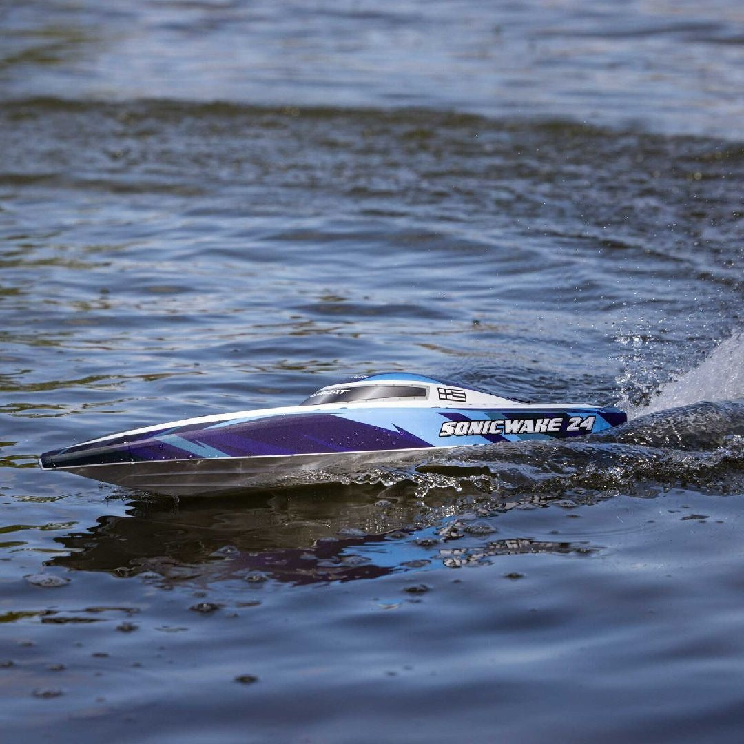 Pro Boat 24" Sonicwake Self-Right BLX Deep-V RTR (B&C Incl) Blue
