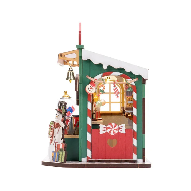 Rolife Christmas Candy Stand Xmas DIY House DS043