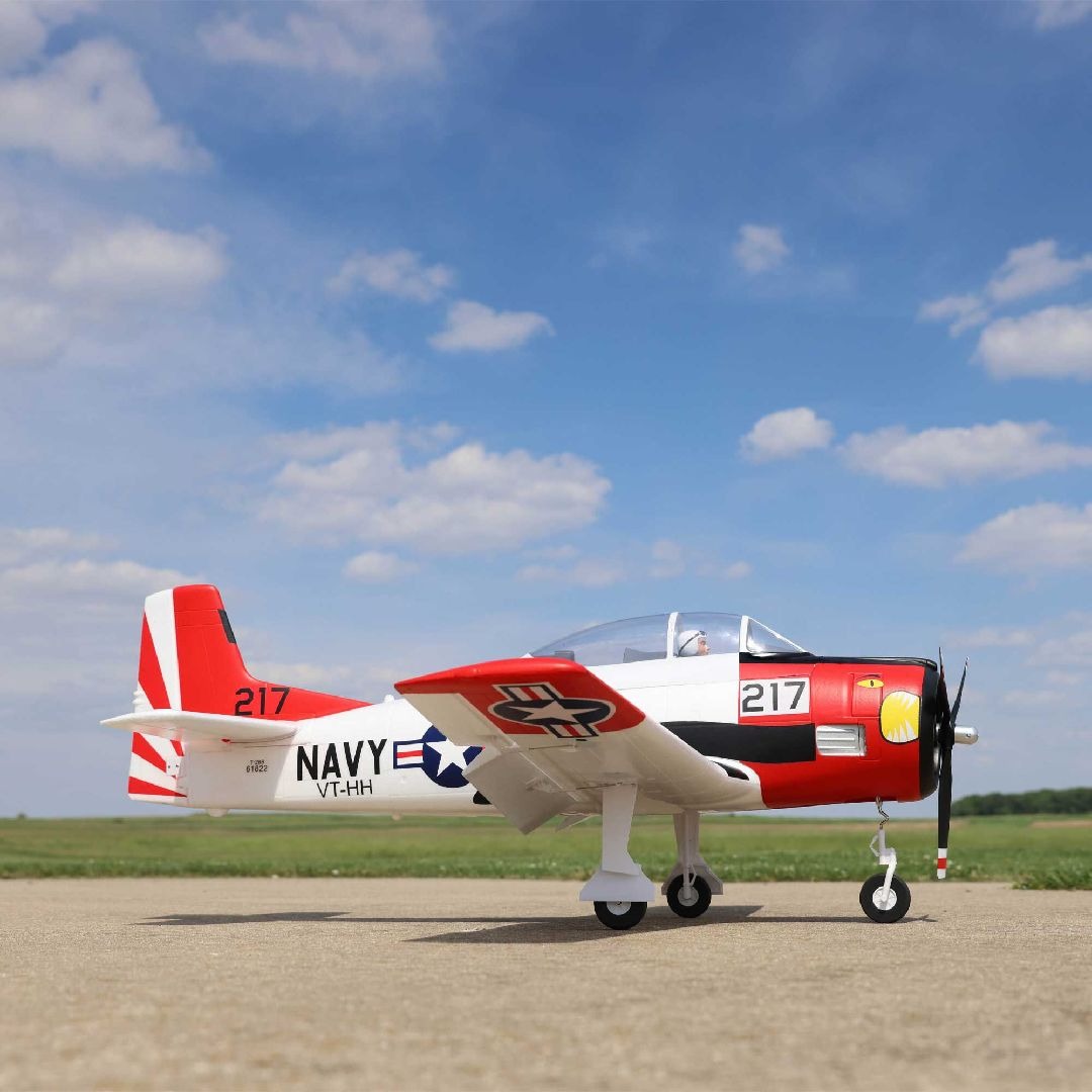 E-Flite T-28 Trojan 1.2m with Smart BNF Basic