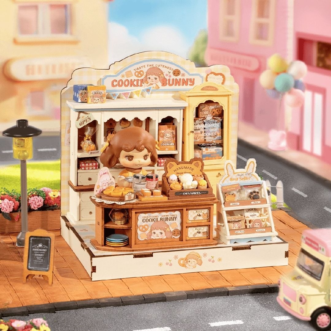 Rolife Cookii Bunny's Cookie Shop DIY Miniature House