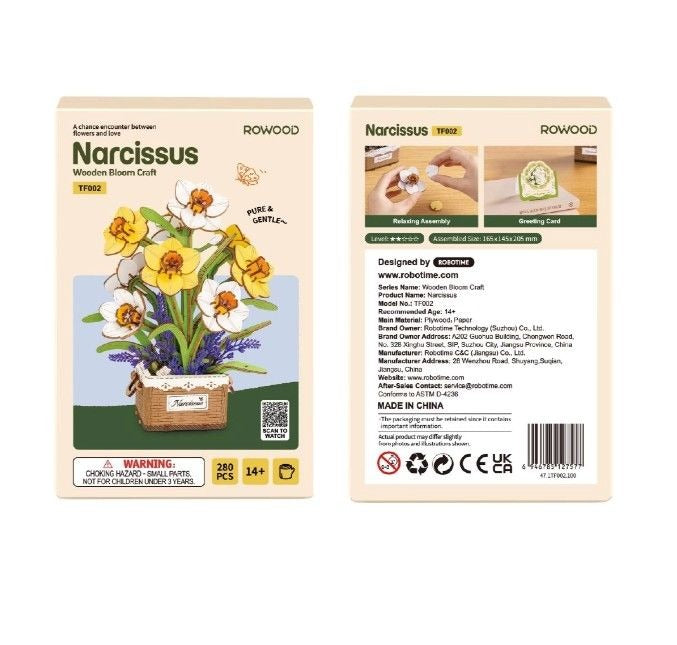 Rolife Narcissus 3D Wooden Puzzle
