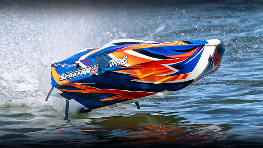 Traxxas Spartan SR 36" Race Boat with Self-Righting - ORANGE TRA103076-4ORANGE