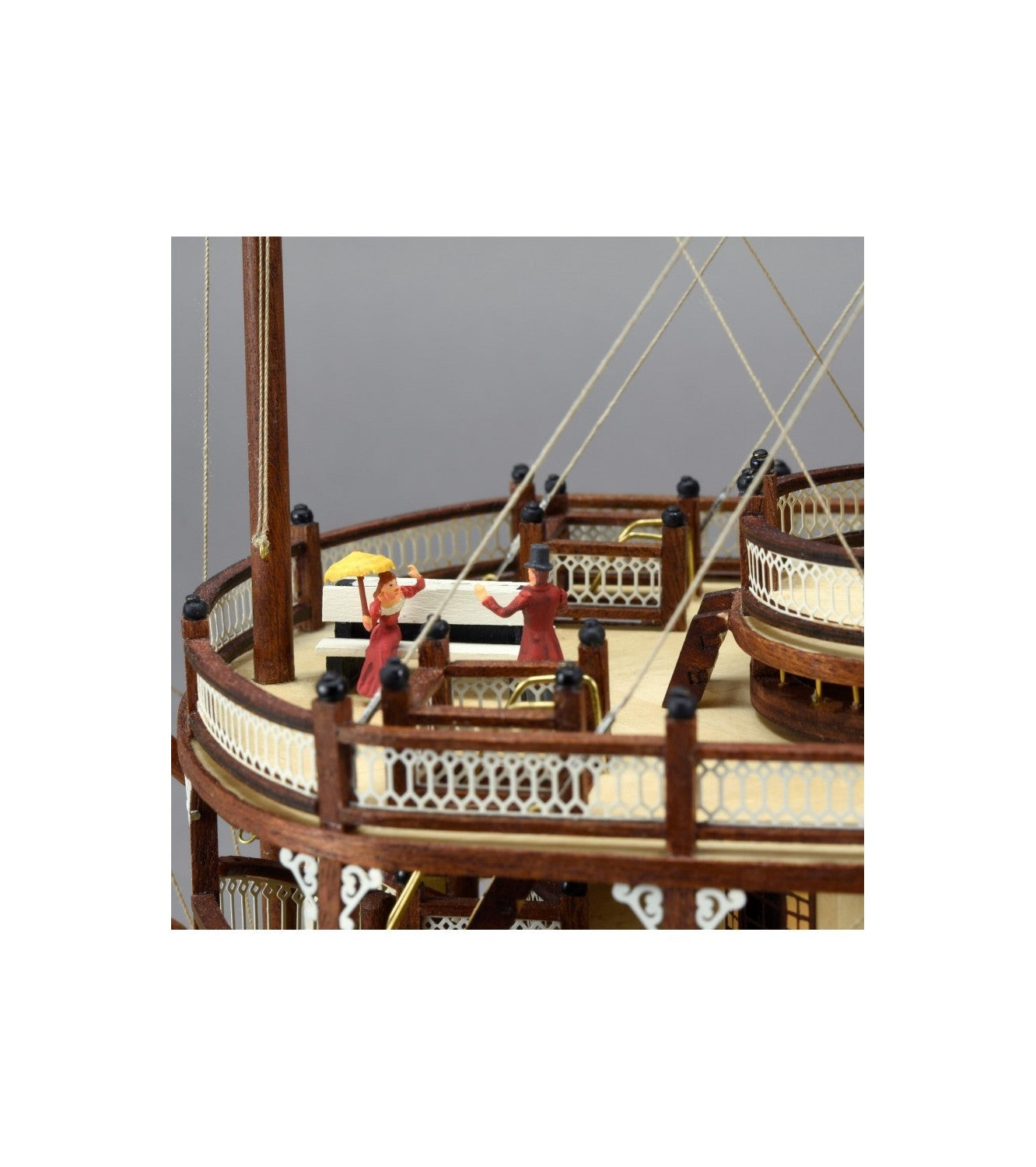 Paddle Steamer King of the Mississippi. 1:80 Wooden Model Kit Boat ART20515