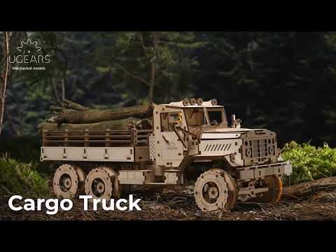 UGears Cargo Truck (New Model) - 550 Pieces