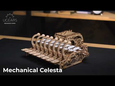 UGears Mechanical Celesta -  573 Pieces (Medium)