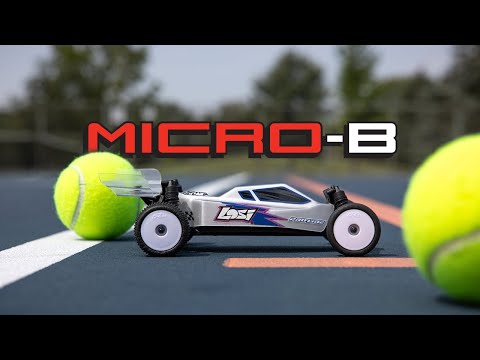 1/24 Micro-B 2S 2WD RTR Race Buggy (Battery & Charger Included), Silver