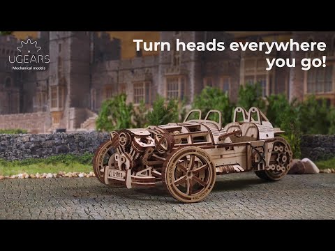 Ugears Three-wheeler UGR-S - 457 Pieces (Advanced)