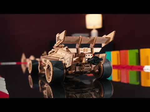 ROKR F1 Racing Car 3D Wooden Puzzle