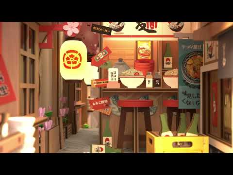 Rolife Book Nook Shelf Insert - Sakura Wine Alley TGB11