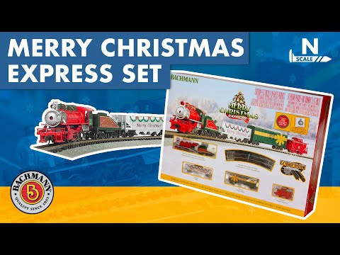 Bachmann Merry Christmas Express N Scale Train Set  24027