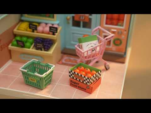Rolife Super Creator Daily Inspiration Cafe Plastic DIY Miniature House Kit ROE