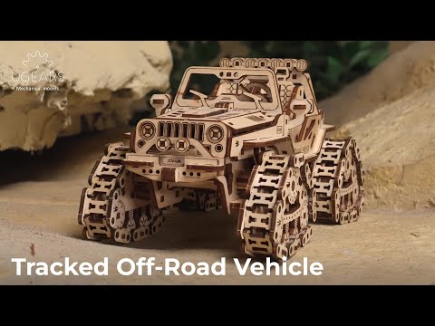 UGears Tracked Off-Road Vehicle - 423 Pieces 70204