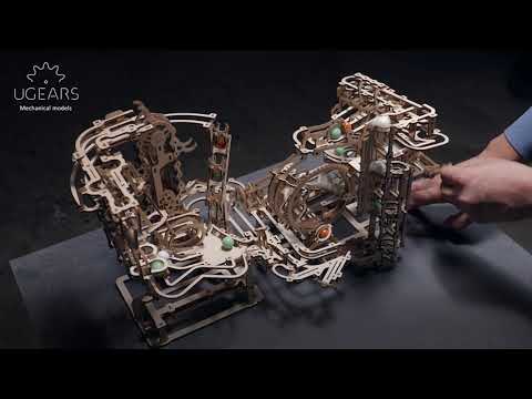 Ugears Marble Run Stepped Hoist  - 355 Pieces