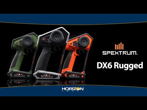 DX6 Rugged 6 Channel DSMR Transmitter with SR515 SPM6215