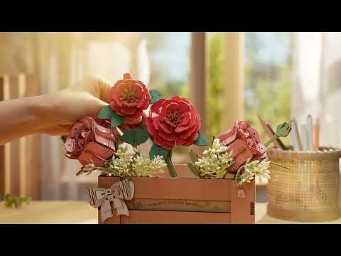 Rowood DIY Wooden Bloom Box 3D Wooden Puzzle ROETW02H