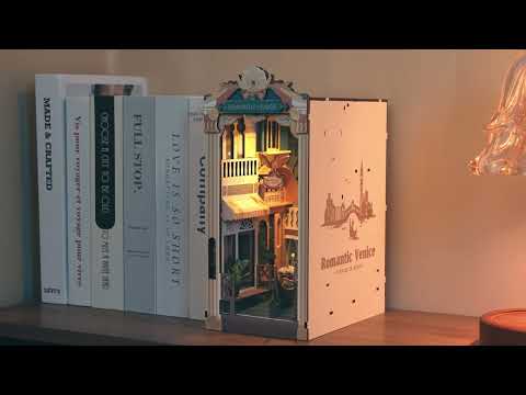 Rolife Book Nook Shelf Insert - Romantic Venice TGB08