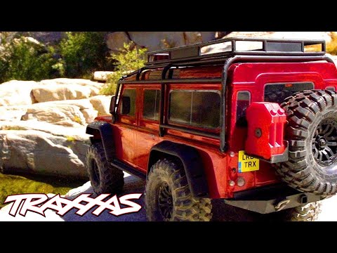 Traxxas TRX-4 Land Rover Defender 1/10 Crawler Silver TRA82056-4SILVER
