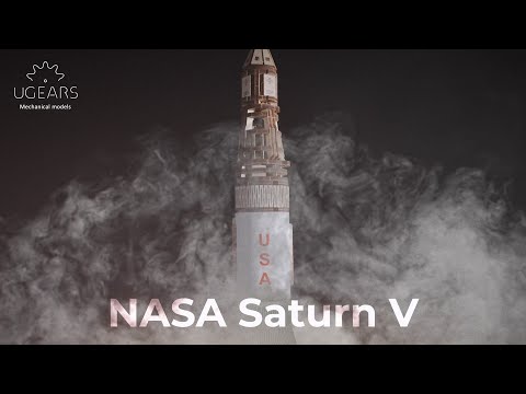 UGears NASA Saturn V (New Model) - 500 Pieces 70257