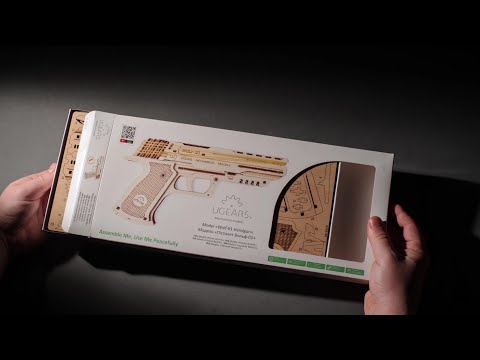Ugears Wolf-01 Handgun (New Packaging design) - 62 Pieces 70047
