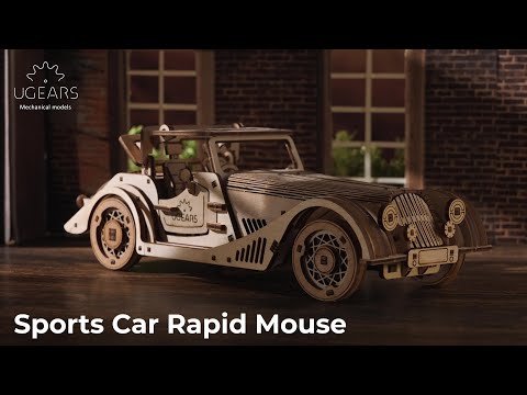 Ugears Sports Car Rapid Mouse - 222 Pieces 70202