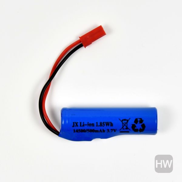 3.7V Li-Ion 500mah Battery JST