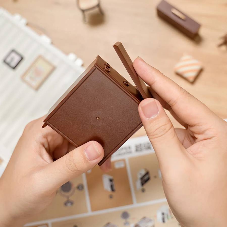 Rolife Sweet Dream Bedroom DIY Plastic Miniature House ROEDW009