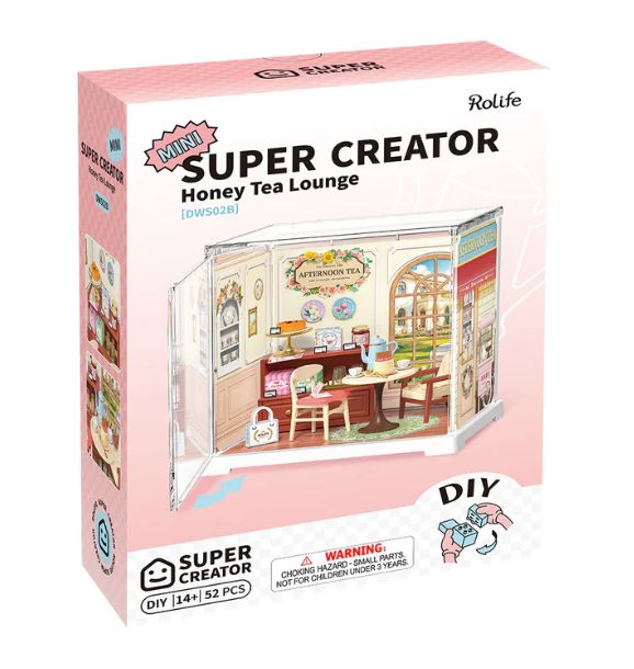 Rolife Honey Tea Lounge DIY Plastic Miniature House