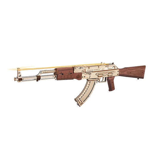 ROKR AK-47 Assault Rifle Gun Toy 3D Wooden Puzzle ROE LQ901