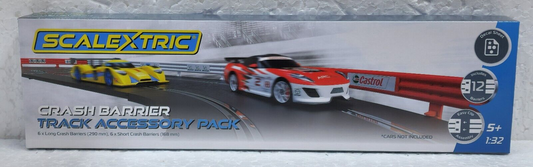 Scalextric C8224 – Buitenranden Voor Radius 3 Bochten – 22,5 Graden – 1:32 Schaal – 4 Stuks – Compatibel Met Digitaal & Analoog