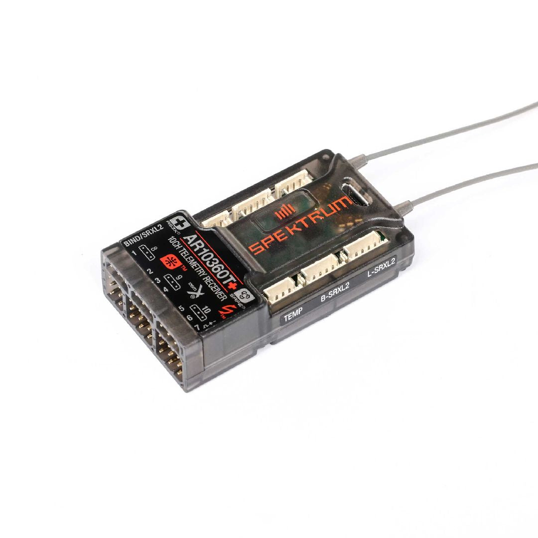 Spektrum AR10360T+ 10-Channel AS3X+ & SAFE Telemetry Receiver