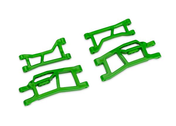 Traxxas Suspension arms, rear (upper (2) lower (2)), green