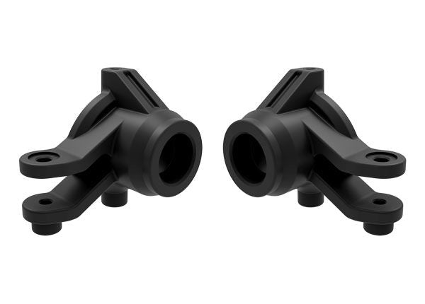 Traxxas Steering blocks, left & right (black) TRA10736-BLK