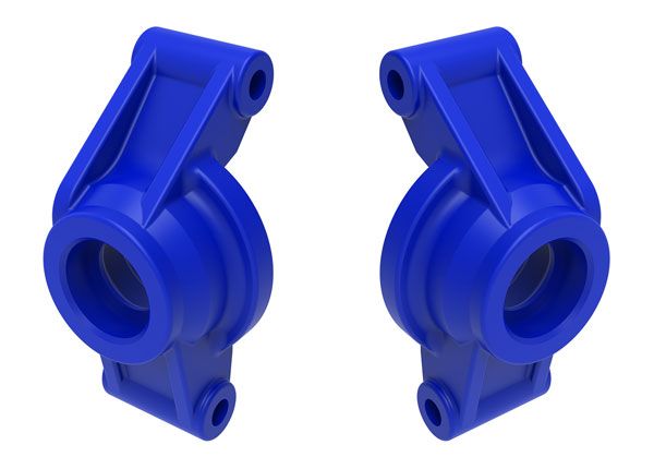Traxxas Carriers, stub axle (blue) (rear) (left & right) TRA10752-BLUE