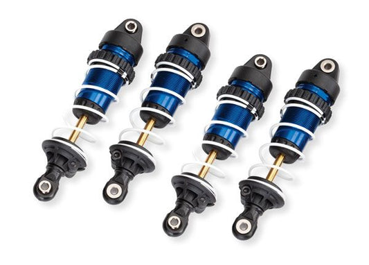 Traxxas Shocks, GTR long, blue (assembled with springs) (4) TRA10765-BLUE