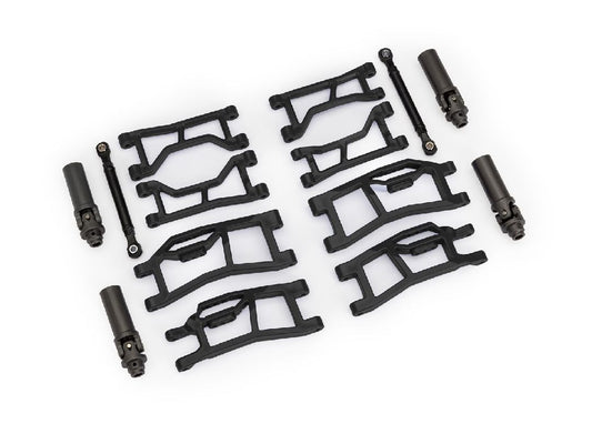 Traxxas Suspension kit, Mini Maxx WideMaxx, black TRA10790-BLK