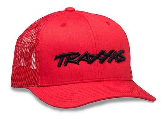 Traxxas Large/Extra Large Flex Hat - Red w/ Black Logo TRA1187-RBL-LXL