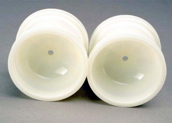 TRA1972 Traxxas 12mm Hex 2.2" Lite Rear Wheels (2) (White)