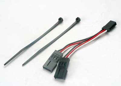 Traxxas Servo connector, Y Adapter (For Dual-Servo Steering) TRA2046