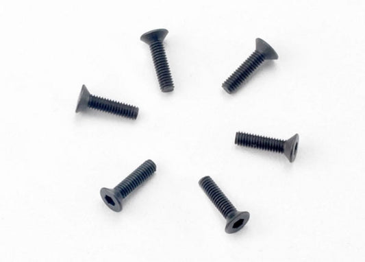 Traxxas 2.5x10mm Countersunk Machine Screws (Hex Drive) (6) TRA2523