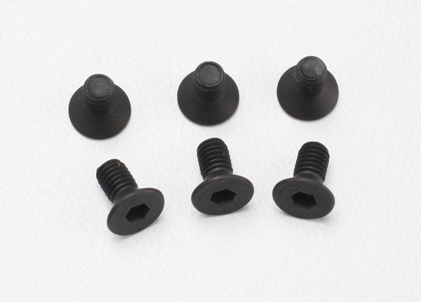 Traxxas 3x6mm Flat Head Machine Hex Screw (6) TRA2534