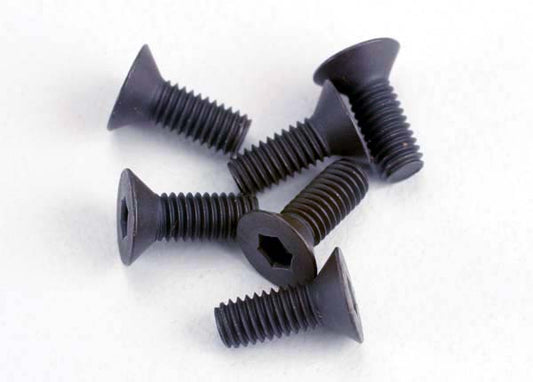 TRA2550 Traxxas 3x8mm Flat Head Screw (6)