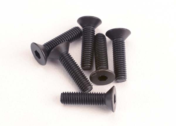 TRA2552 Traxxas 3X12mm Flat Head Screws (6)