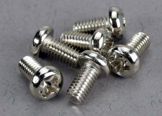 TRA2558 Traxxas 3x6mm Roundhead Machine Screws (6)