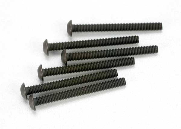 TRA2582 Traxxas 3x30mm Button Head Machine Screws (6)