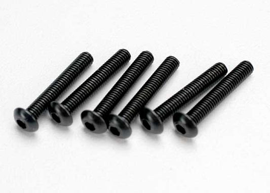 Traxxas 3x18mm Button Head Screws (6) TRA2583