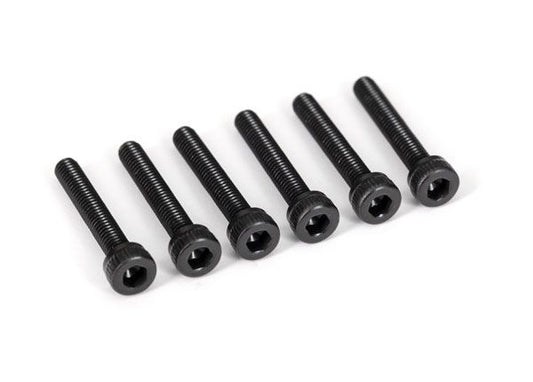 Traxxas Screws, 3x18mm cap-head machine (hex drive) (6) TRA2583X