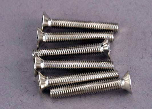 Traxxas 3x20mm Flat Head Phillips Screw (6) TRA2590